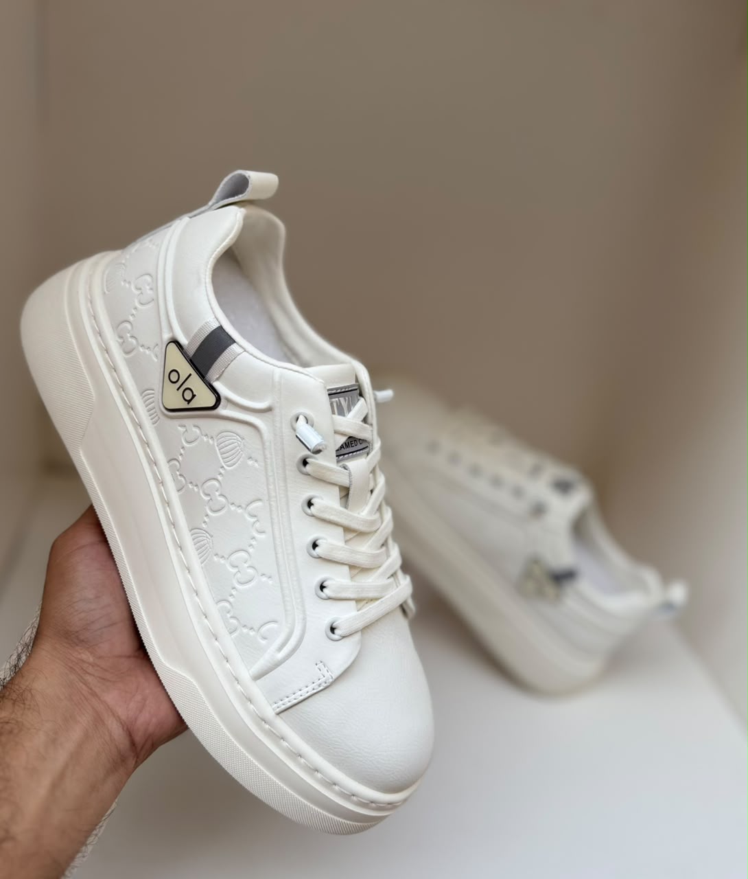 White Noir Luxe Street Sneaker