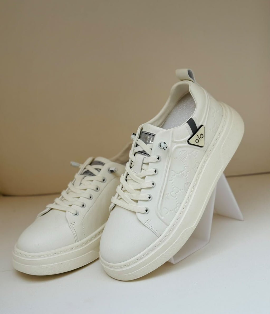White Noir Luxe Street Sneaker