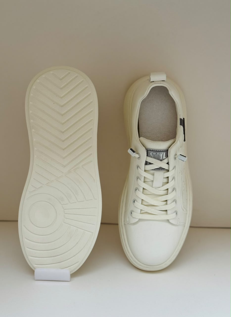 White Noir Luxe Street Sneaker