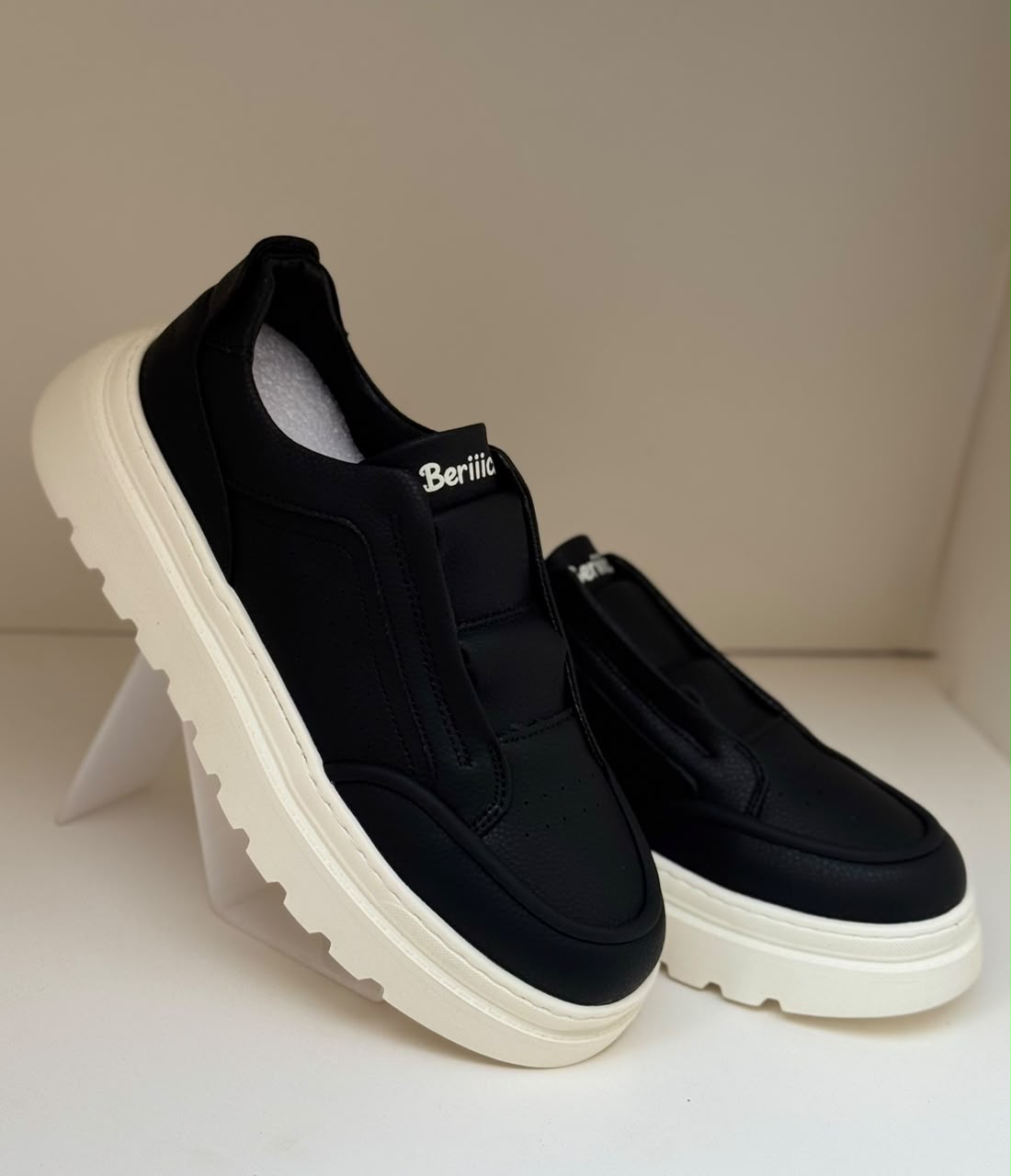Urban Edge Black Casual Sneaker