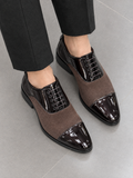 Polished Brown Oxford Shoes