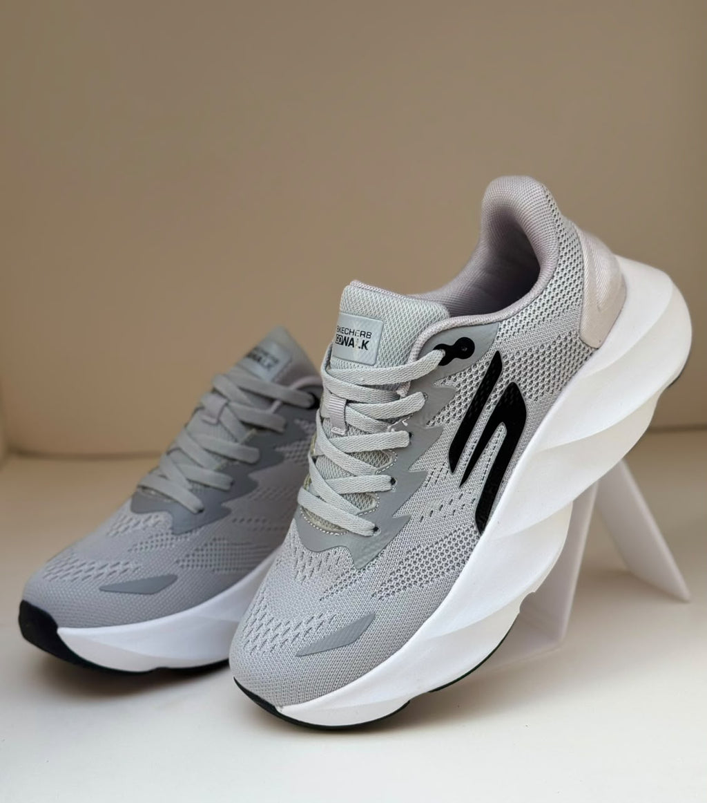 Grey Mesh Active Sneakers