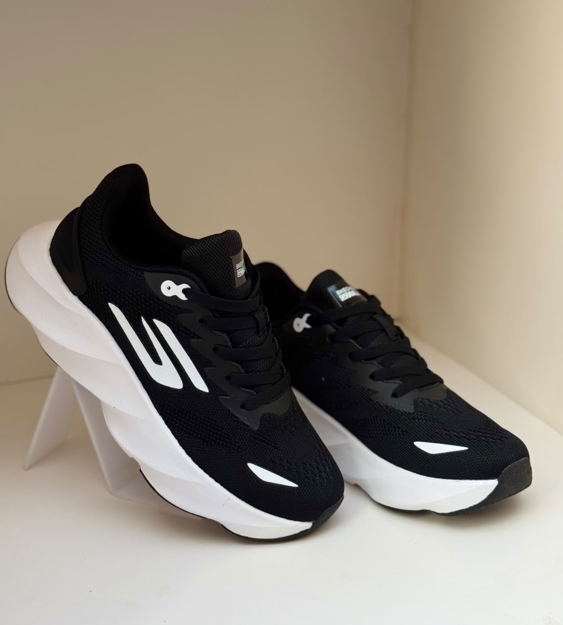Black Mesh Active Sneakers