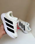 New Adizero White with Black Straps