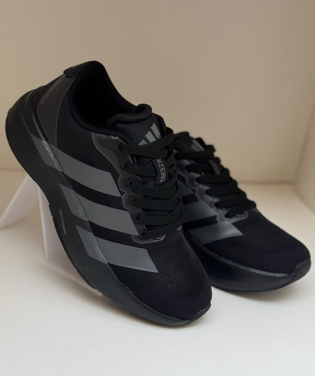 New Adizero Black with Grey Straps