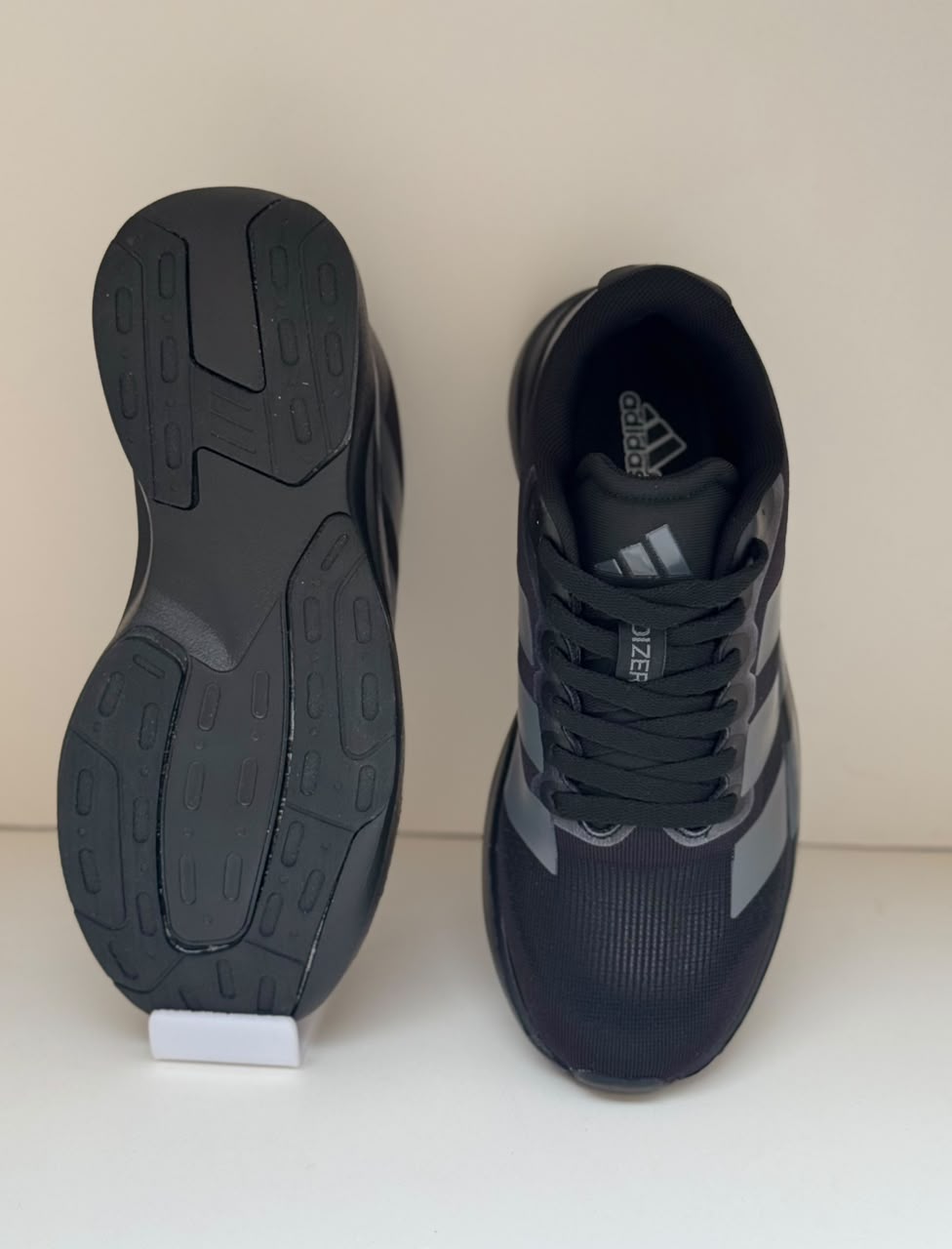 New Adizero Black with Grey Straps