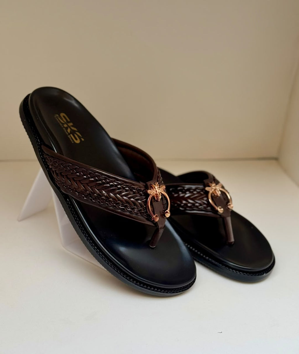 CrownWeave Luxe Slippers