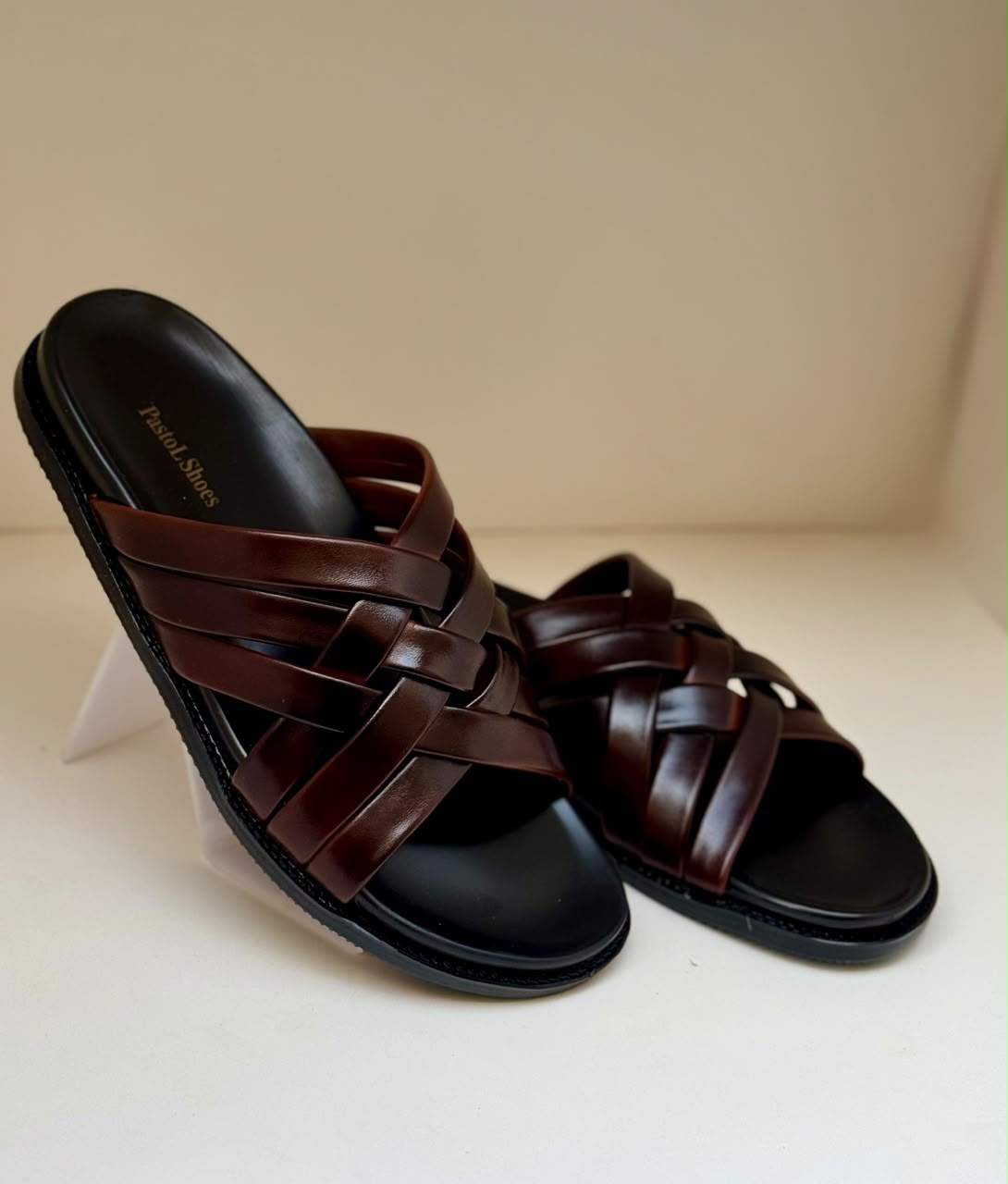 CrossLuxe Mustard Slippers
