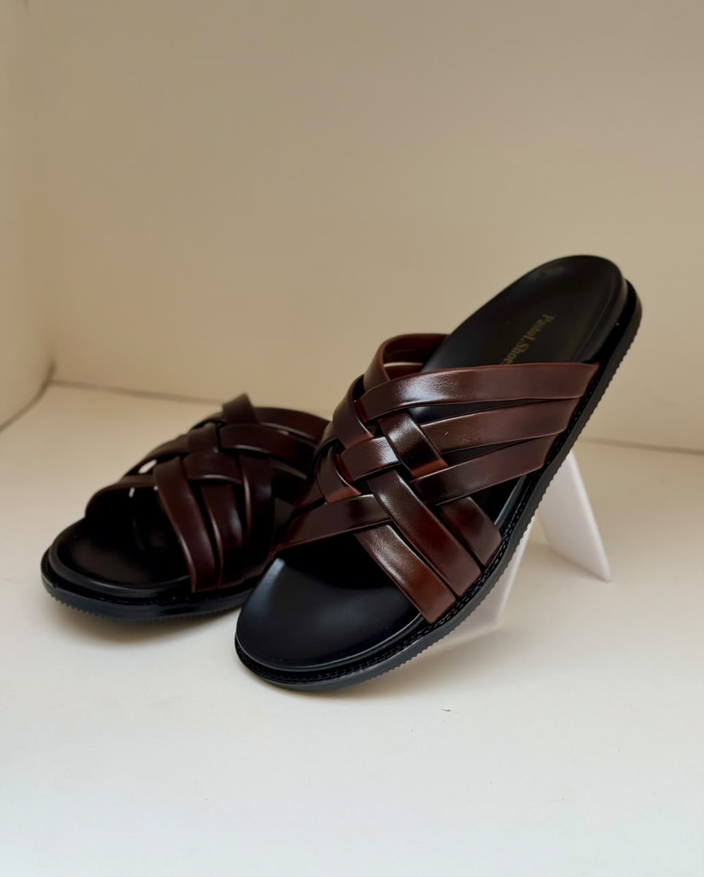 CrossLuxe Mustard Slippers