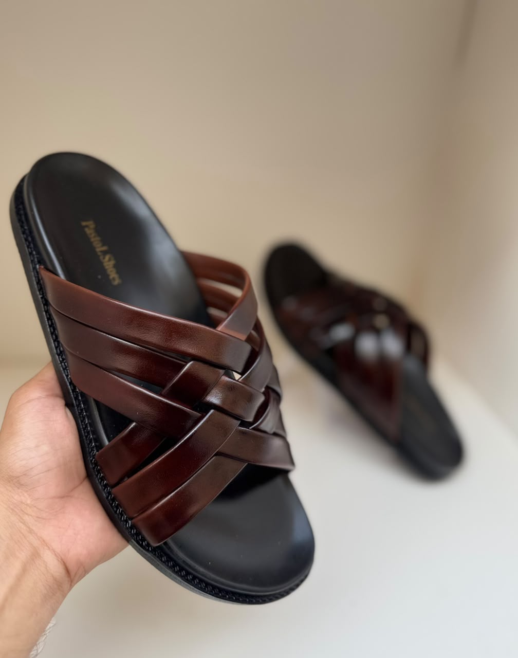 CrossLuxe Mustard Slippers