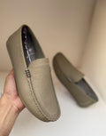 Monaco Ivory Olive Green Loafers