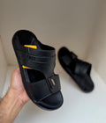 Arabic Style Black Comfort Slippers