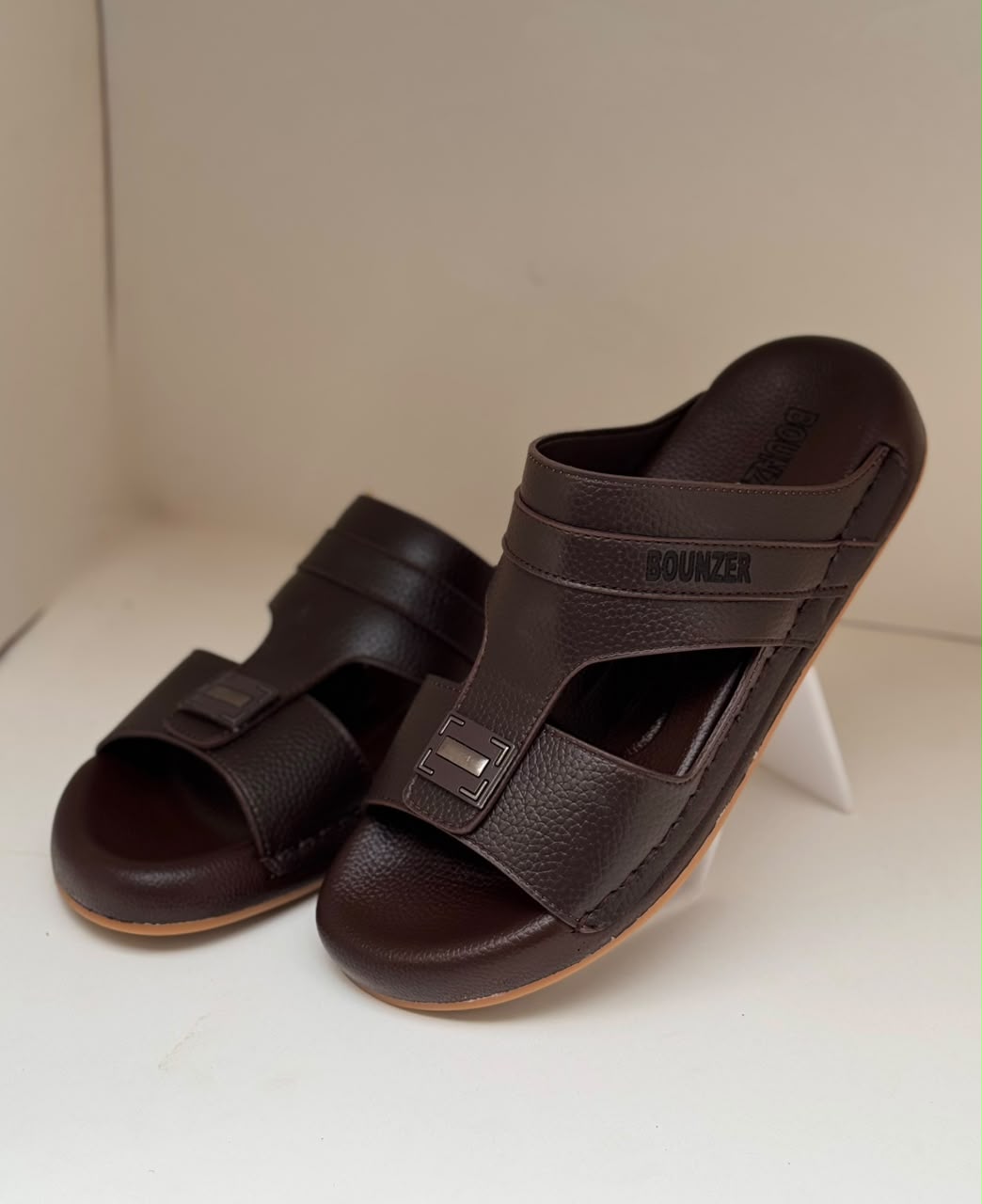 Arabic Style Brown Comfort Slippers