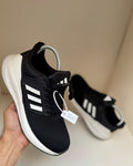 CloudFlex Black Sport Running Shoes
