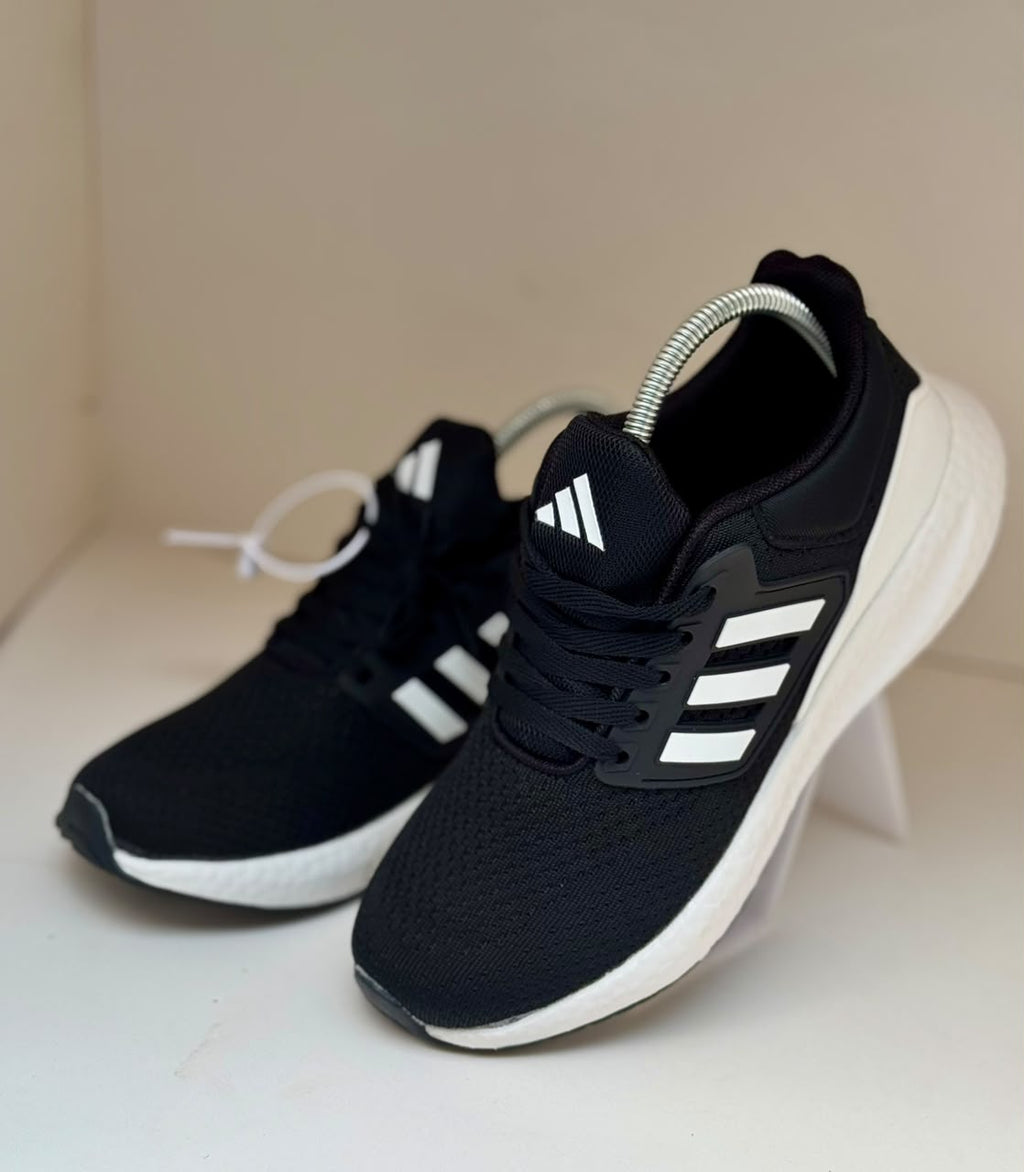 CloudFlex Black Sport Running Shoes