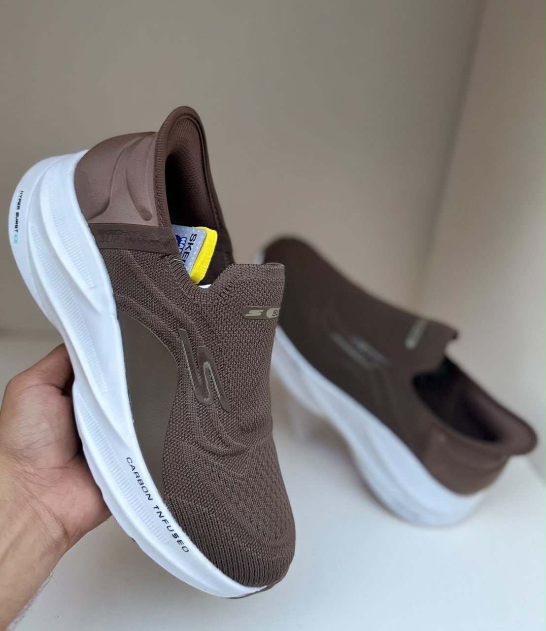 Mocha Brown Comfort Slip-In Skecher