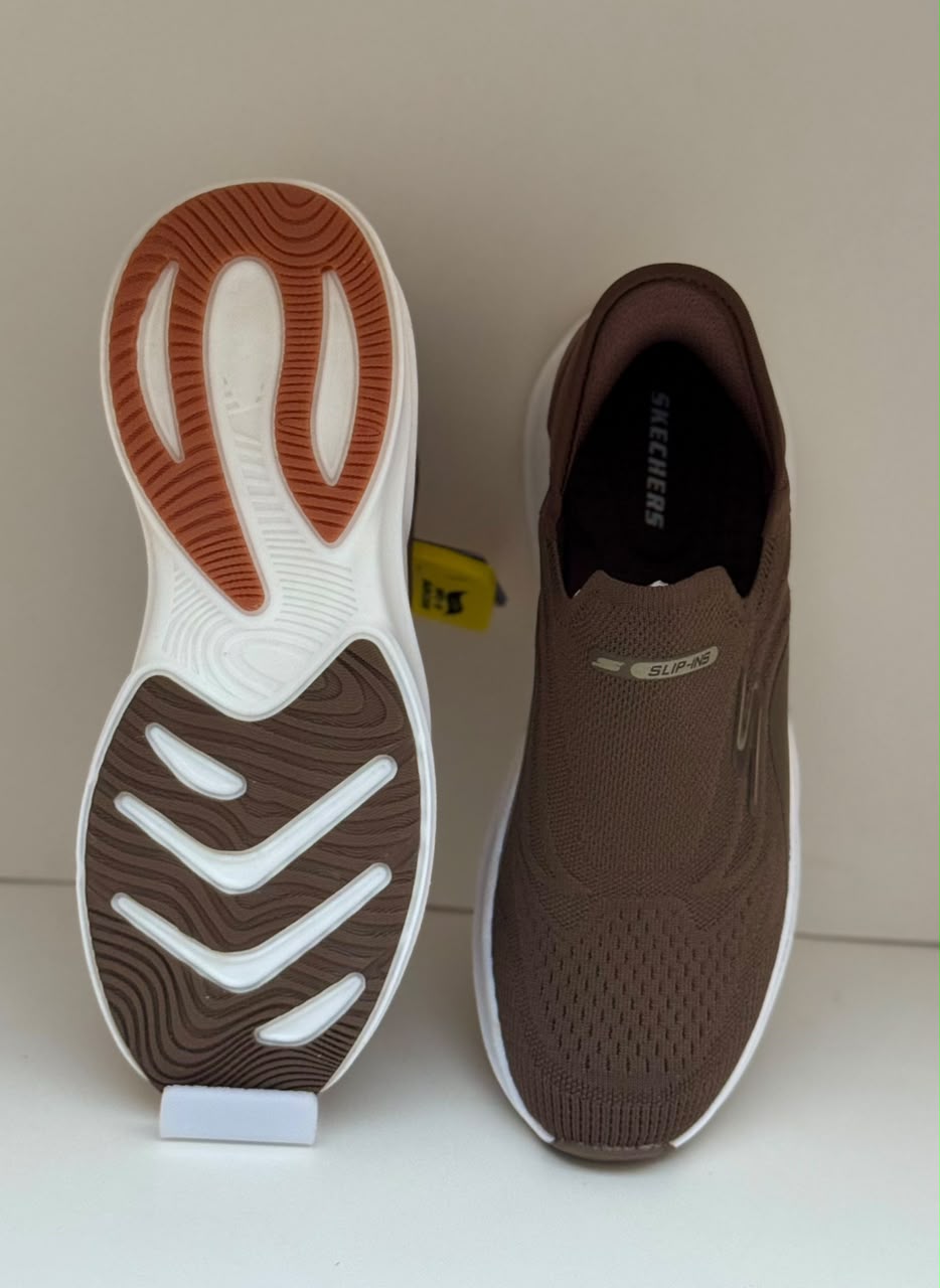 Mocha Brown Comfort Slip-In Skecher