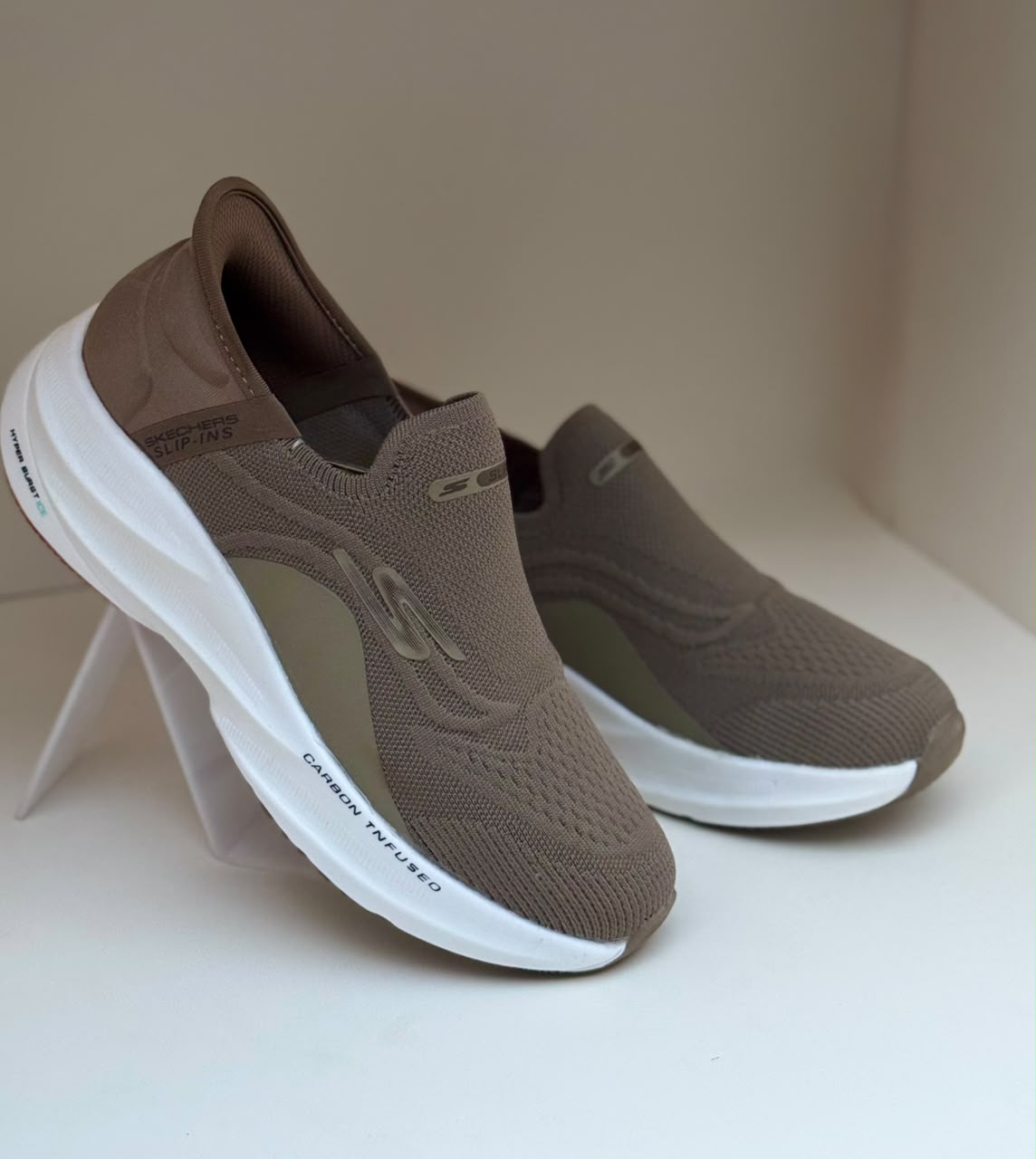Light Brown Comfort Slip-In Skechers