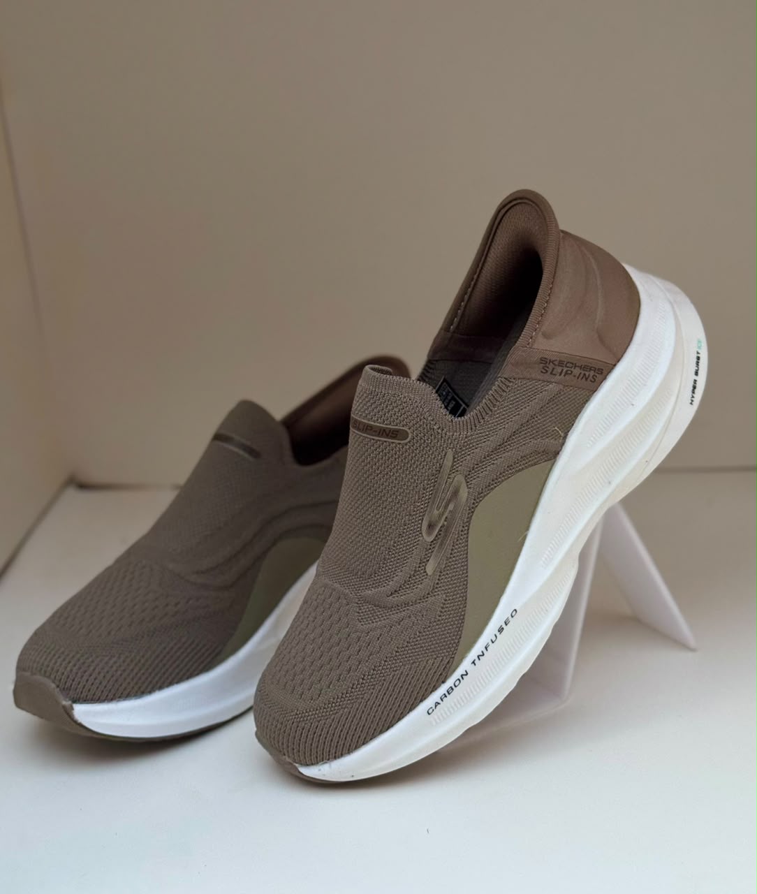 Light Brown Comfort Slip-In Skechers