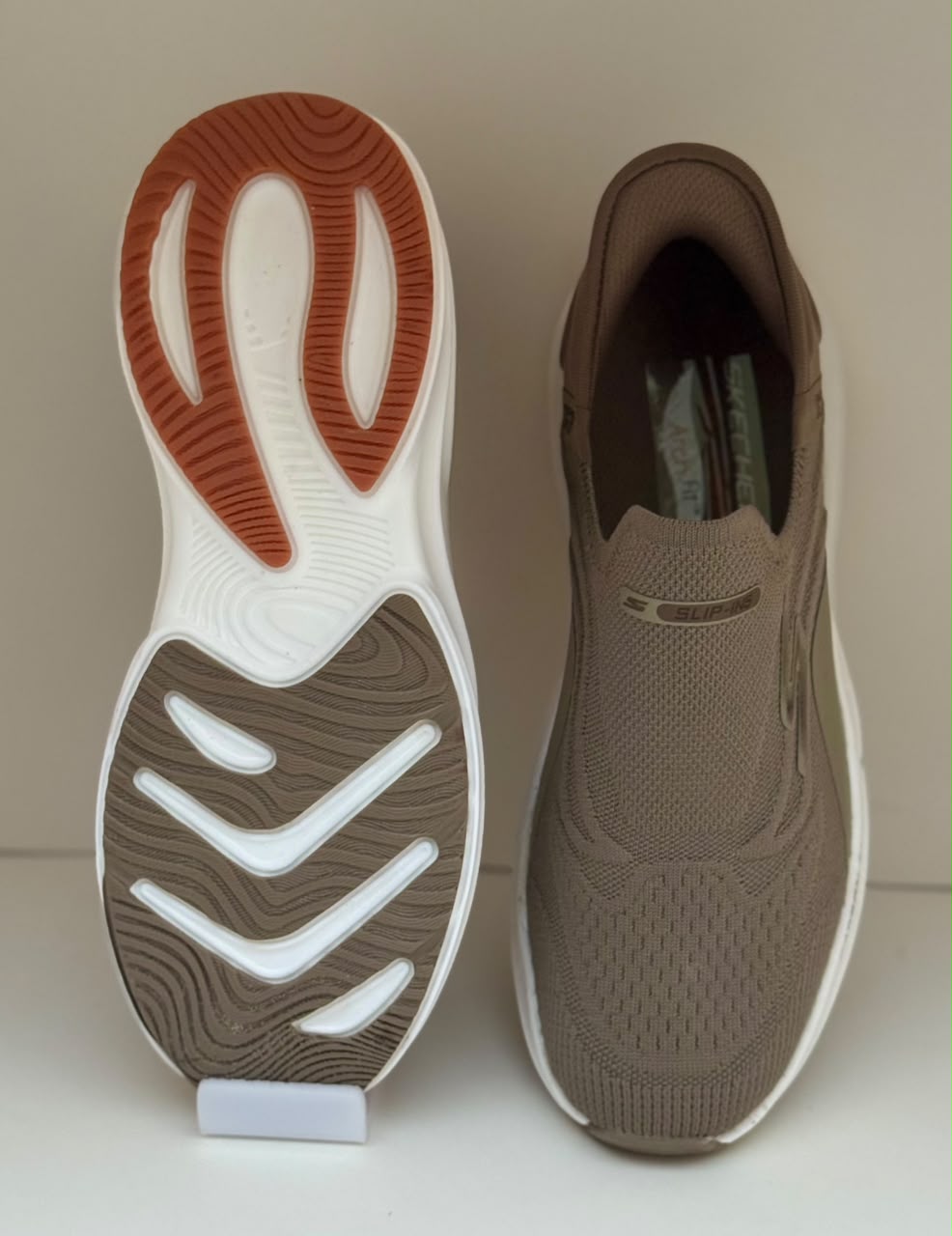 Light Brown Comfort Slip-In Skechers